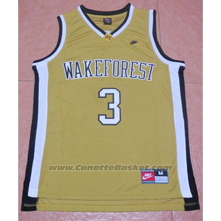 Maglia NCAA Wake Forest Demon Deacons Chris Paul #3 Or